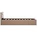 Giroletto Idraulico con LED Cappuccino Similpelle 90x200 cm - Foto miniatura 6