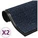 Tappeti Antipolvere 2 Pz Rettangolari Trapuntati 60x90 Cm Blu - Foto miniatura 1