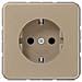 Cd 1520 Ki Gb. Buchsen-typ: Cee 7/3. Produktfarbe: Bronze, gold, Material: Aluminium. Eingangsspannung: 250 V, Stromstrke (maximal) : 16 A (cd1520kigb)  - Foto miniatura 1