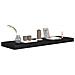 Scaffali A Parete 4 Pz Neri 80x23,5x3,8 Cm In Mdf - Foto miniatura 3