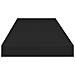 Scaffali A Parete 4 Pz Neri 80x23,5x3,8 Cm In Mdf - Foto miniatura 6