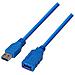 10.01.0901-BL, 3.0 (3.1 Gen 1) , USB A, USB A, Maschio / femmina, Dritto, Dritto - Foto miniatura 3