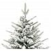 Albero Di Natale Artificiale Con Neve Verde 120 Cm Pvc E Pe - Foto miniatura 2