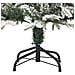 Albero Di Natale Artificiale Con Neve Verde 120 Cm Pvc E Pe - Foto miniatura 3