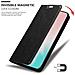 Custodia Compatibile Con Samsung Galaxy Note 20 Plus In Nero Di Notte - Coperchio Protettiva Con Chiusura Magnetica, Funzione Stand E Tasca Per Le Carte - Foto miniatura 7