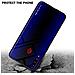 Custodia Compatibile Con Samsung Galaxy A20s - Ottica A Strisce In Cobalto Viola - Coperchio Protettivo In Vetro Temperato E Silicone Tpu - Foto miniatura 4