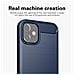 Custodia Compatibile Con Apple Iphone 12 Mini In Brushed Blu - Coperchio Protettivo In Silicone Tpu Flessibile In Look Acciaio Inossidabile-fibra Di Carbonio - Foto miniatura 3