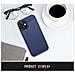 Custodia Compatibile Con Apple Iphone 12 Mini In Brushed Blu - Coperchio Protettivo In Silicone Tpu Flessibile In Look Acciaio Inossidabile-fibra Di Carbonio - Foto miniatura 7