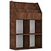 Portariviste Per Bambini Rovere Marrone 71x30x114cm Legno - Foto miniatura 2