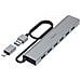 00200137 Hub Di Interfaccia USB 3.2 Gen 1 (3.1 Gen 1) Type-A + Type-C 5000 Mbit /s Antracite - Foto miniatura 1