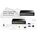 Switch di rete GS1010PE Gigabit Ethernet (10/100/1000) Power over Ethernet (PoE) Nero - Foto miniatura 4