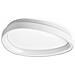 Plafoniera Contemporanea Gemini Metallo Bianco Led Integrato 23w 3000k Ip20 - Foto miniatura 1