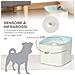 Fontanella Per Gatti E Cani Da 3l Con Filtro A Carboni, Luce Led E Sensore Di Movimento, Bianco - Foto miniatura 3