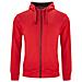 Classic Hoody Full Zip Rosso Xxl - Foto miniatura 1
