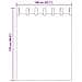 Tende In Voile Con Passanti 2 Pz Blu Reale 140x175 Cm - Foto miniatura 4