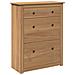 Scarpiera Panama 80x35x105 cm Legno Massello di Pino - Foto miniatura 1