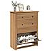 Scarpiera Panama 80x35x105 cm Legno Massello di Pino - Foto miniatura 2