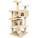 Lusso Casadino -  Albero Per Gatti Con Tiragraffi In Sisal 125 Cm Beige - Foto miniatura 2