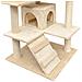Lusso Casadino -  Albero Per Gatti Con Tiragraffi In Sisal 125 Cm Beige - Foto miniatura 4