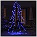 Lusso Casadino -  Albero Di Natale A Cono 200 Led Per Interni Esterni 98x150 Cm - Foto miniatura 2