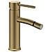 Miscelatore Monocomando Bidet Jazz Installazione Rapida Piletta Click Clack *** Finitura- : Oro Matt Satinato - Foto miniatura 1
