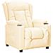 Lusso Casadino -  Poltrona Alzapersona Crema In Similpelle - Foto miniatura 1