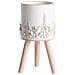Vaso Per Piante Rialzato Preweza 23 Cm Bianco Sporco - Foto miniatura 1