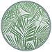 Tappeto da Esterno ARAKIL Verde Ø120 cm in PP - Foto miniatura 1