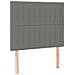 Giroletto a Molle con Materasso Grigio Scuro 80x200 cm Tessuto - Foto miniatura 6