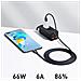 Cavo Di Ricarica Universale 2 Pezzi: Ricarica Rapida 120w, Spegnimento Automatico, Compatibile Con Huawei, Samsung, Apple, Garmin 2 Metri - Foto miniatura 5