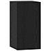Set mobile TV 4 pcs Rovere nero 120 x 30 x 30 cm - Foto miniatura 6