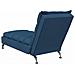 Chaise Longue Massaggi con Cuscini Blu in Tessuto - Foto miniatura 6