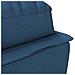 Chaise Longue Massaggi con Cuscini Blu in Tessuto - Foto miniatura 8