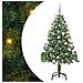 Albero di Natale artificiale Verde 180 x 40 cm PVC - Foto miniatura 1