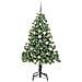 Albero di Natale artificiale Verde 180 x 40 cm PVC - Foto miniatura 3