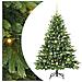 Albero di Natale artificiale con 150 LED Verde 150 cm PE e PVC - Foto miniatura 1