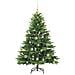 Albero di Natale artificiale con 150 LED Verde 150 cm PE e PVC - Foto miniatura 4