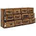 Sideboards con cassetto 2 pcs Legno vecchio 70 x 35,5 x 67,5 cm - Foto miniatura 6