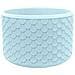 Macaron Azzurro Chiaro A Squame Di Pesce Manicotto In Silicone - Misura Universale Per Tazze Da 12oz-40oz - Foto miniatura 1