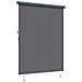 Tenda a rullo Rigato Antracite 200 x 250 cm Tessuto e Alluminio - Foto miniatura 3