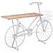 Espositore A Forma Di Bicicletta Bianco 147x34,50x102 - Foto miniatura 4