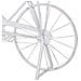 Espositore A Forma Di Bicicletta Bianco 147x34,50x102 - Foto miniatura 8