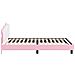 Struttura letto bambini con testata Rosa 90 x 190 cm PU - Foto miniatura 6