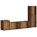 Set mobile TV 4 pcs Legno vecchio Legno multistrato - Foto miniatura 1