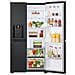 GSLC40EPPE Frigo Syde-by-Side, Classe E, 638L, Porte piatte, Dispenser con allaccio, Linear Cooling, Matte Black - Foto miniatura 17