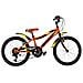 Bici Bimbo Mtb Misura 20 Mountain Bike Bambino Modello Vortex Vx20cc 6v Con Cambio E Parafanghi - 28 Arancio Nero Giallo Fluo Opaco - Foto miniatura 1