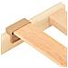 Base a doghe Marrone 70 x 190 cm Legno massello di faggio - Foto miniatura 4