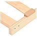 Base a doghe Marrone 70 x 190 cm Legno massello di faggio - Foto miniatura 5