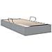Letto con Contenitore Grigio Chiaro 203 x 100 cm Tessuto - Foto miniatura 5