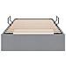 Letto con Contenitore Grigio Chiaro 203 x 100 cm Tessuto - Foto miniatura 7